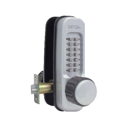 Lockey Mechanical Keyless Heavy Duty Knob Lock w/Passage Function, Double Sided Combination-Marine Grade LO327169